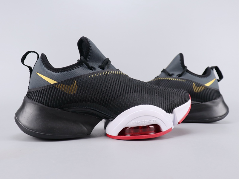 2020 Nike Air Zoom Superrep Black Gold Red Running Shoes